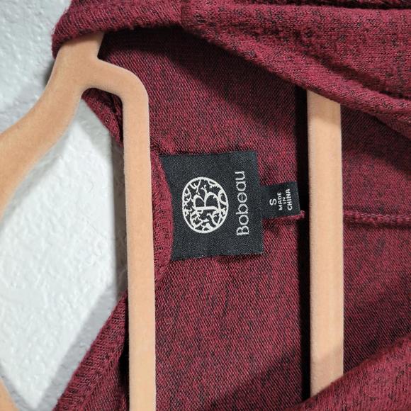 Bobeau Lot of 2 Green & Cranberry Knit Sweaters Women Size S - Picture 3 of 9